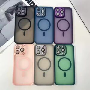 husă mată rezistentă la șocuri iPhone MagSafe