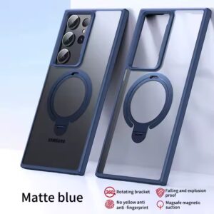 Husă rezistentă la șocuri cu inel magnetic rotativ 360° pentru Samsung S24, S24 Ultra, S24 Plus, S25, S25 Ultra, S25 Plus