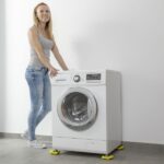 Plăcuțe mobile cu roți pivotante 360°, detaliu de produs